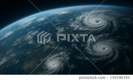 從衛星視角捕捉到的全球範圍的異常天氣現象 130596393