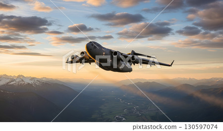 大型貨機 130597074