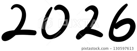 手寫風格 2026 | 中尖氈頭筆型 130597613