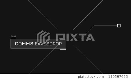 Hud Callout Interface Lines 130597633