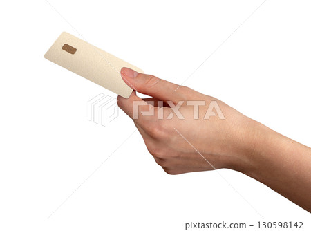Earning hand. Chip card grip, payment, money service, credit, secure fund, salary, bank revenue, 130598142