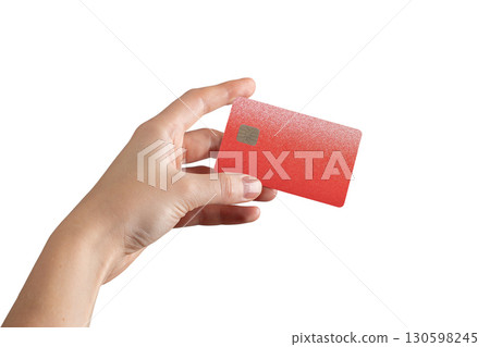 Shopping tool. Cardholder hand showing chip, finance, commerce, money grip, credit service, secure 130598245