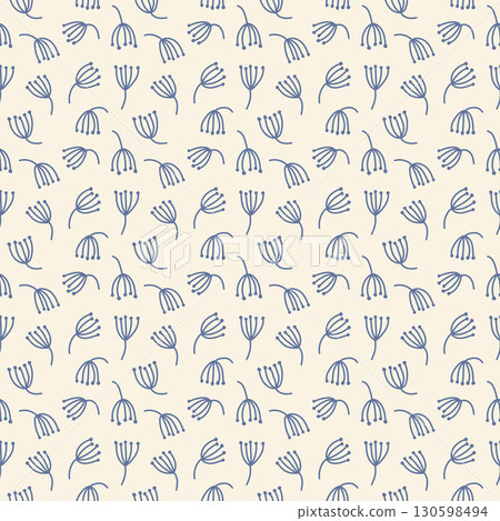 Seamless floral pattern, repeating pattern design of floral in delicate colors. 130598494