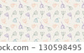 Seamless floral pattern, repeating pattern design of floral in delicate colors. 130598495