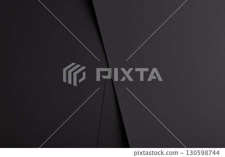 Texture background. Black designer paper with minimalistic modern style, chic trendy sheet, fine 130598744