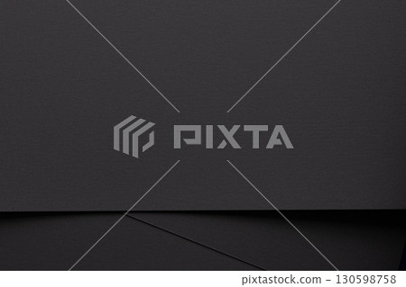 Texture with black backdrop. Modern sheet, dark shadow space. Chic premium designer paper. Texture with black backdrop. Modern sheet, dark shadow space. Chic premium designer paper. 130598758
