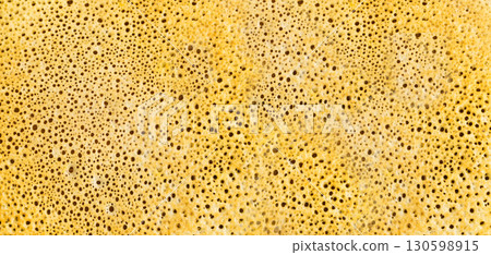 Pancake texture background. Pan cake pattern, abstract crepe top view, batter flapjack 130598915