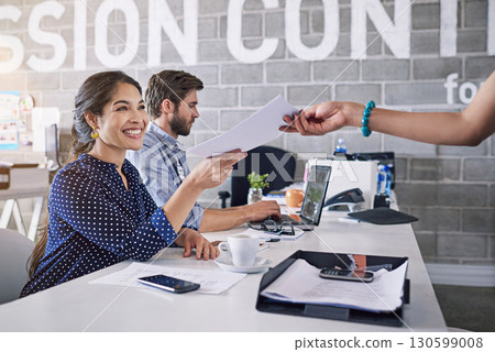 People in office teamwork giving documents for business proposal, startup mission and career workflow management. Collaboration, planning and paperwork of administration woman or person in workspace People in office teamwork giving documents for business proposal, startup mission and career workflow management. Collaboration, planning and paperwork of administration woman or person in workspace 130599008