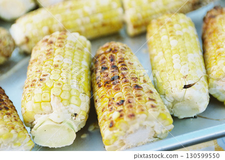 Grilled corn 130599550