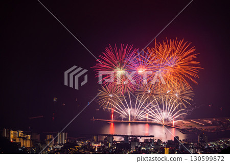[Shizuoka Prefecture] Atami's Million Dollar Night View and Fireworks Over the Sea 130599872
