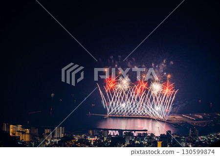[Shizuoka Prefecture] Atami's Million Dollar Night View and Fireworks Over the Sea 130599874