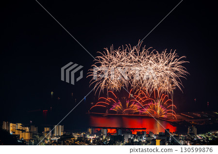 [Shizuoka Prefecture] Atami's Million Dollar Night View and Fireworks Over the Sea 130599876