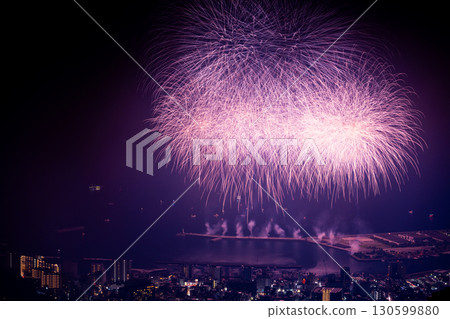 [靜岡縣]熱海的百萬夜景和海上煙火 130599880