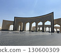This is the huge gate at the entrance to the New Capital (New Administrative Capital) under construction in the suburbs of Cairo, Egypt. 130600309