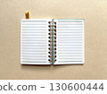 Open a small notebook 130600444