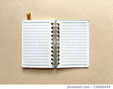 Open a small notebook 130600444