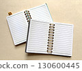 Two types of notebooks open 130600445