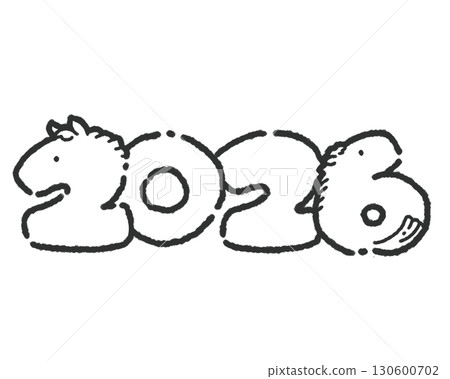 2026年馬年手寫標誌 130600702