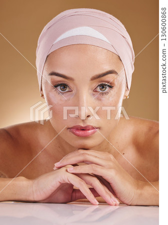 Woman, face and beauty with skin and vitiligo, natural cosmetics with skincare wellness isolated on studio background. Body positivity, cosmetic glow and self love, inclusivity and genetic disorder Woman, face and beauty with skin and vitiligo, natural cosmetics with skincare wellness isolated on studio background. Body positivity, cosmetic glow and self love, inclusivity and genetic disorder 130600868