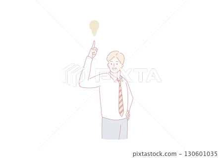 Having great business idea concept. 130601035