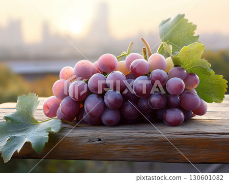 Ripe grape purple fresh. organic agriculture farm. AI Generated. Ripe grape purple fresh. organic agriculture farm. AI Generated. 130601082