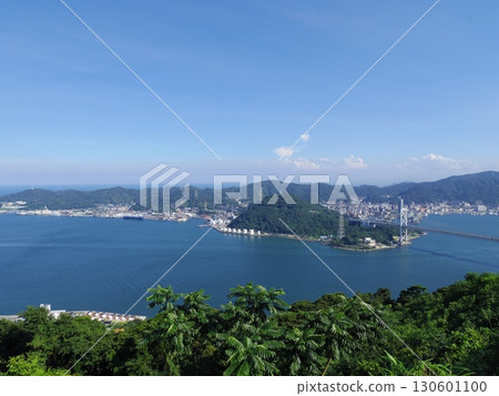 The Kanmon Straits as seen from Shimonoseki City, Yamaguchi Prefecture 130601100