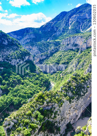 Mountain landscape, Verdon Gorge in France. 130602035