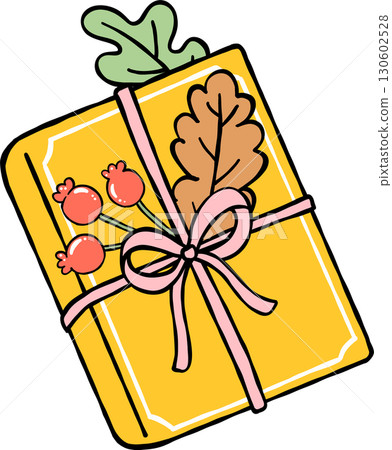 Fall Reading Bookish, Closed Book Wrapped with Autumn Elements Fall Reading Bookish, Closed Book Wrapped with Autumn Elements 130602528