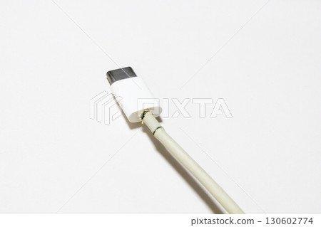 A USB Type-C cable that is about to break A USB Type-C cable that is about to break 130602774