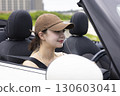 Cute woman driving 130603041