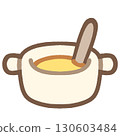 Simple and cute baby food icon illustration material 130603484
