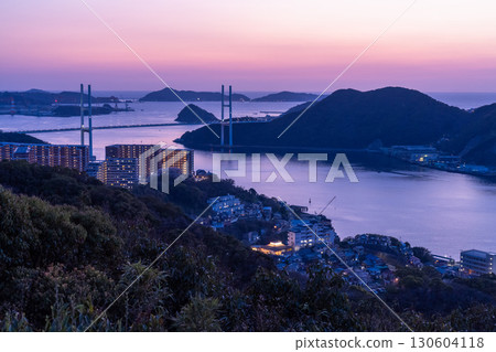 長崎縣：長崎市女神橋夜景與鍋冠山 130604118