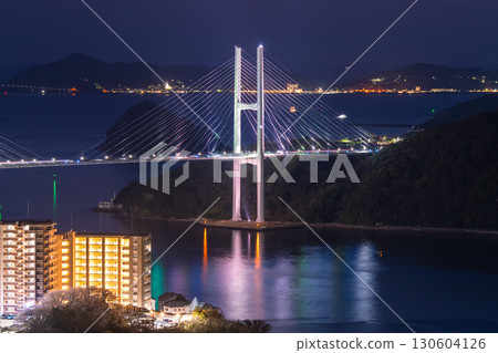 長崎縣：長崎市女神橋夜景與鍋冠山 130604126