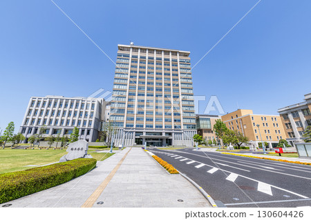 Utsunomiya City, Tochigi Prefecture Tochigi Prefectural Office in sunny weather 130604426