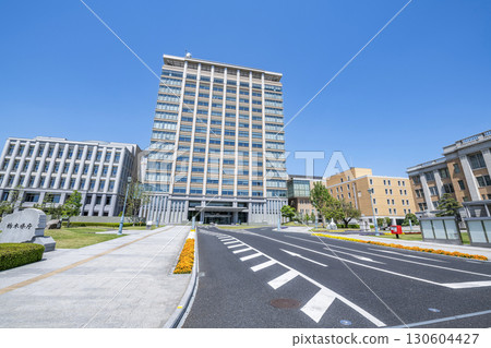 Utsunomiya City, Tochigi Prefecture Tochigi Prefectural Office in sunny weather 130604427