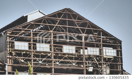 A huge abandoned factory currently being demolished and where spooky rumors continue to circulate 130605835