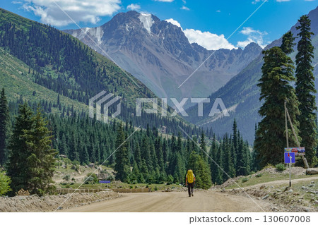 Kyrgyzstan_ Barsko-on_National Highway A364 130607008