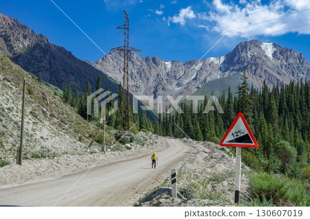 Kyrgyzstan_ Barsko-on_National Highway A364 130607019