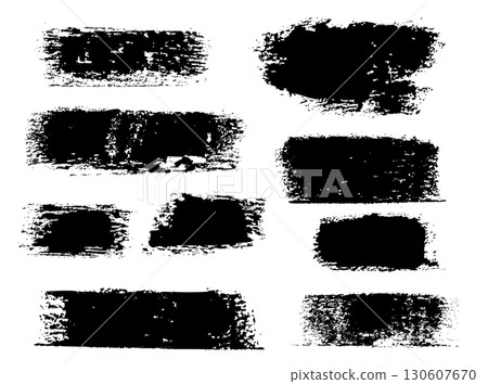 Roller brush stroke collection 130607670