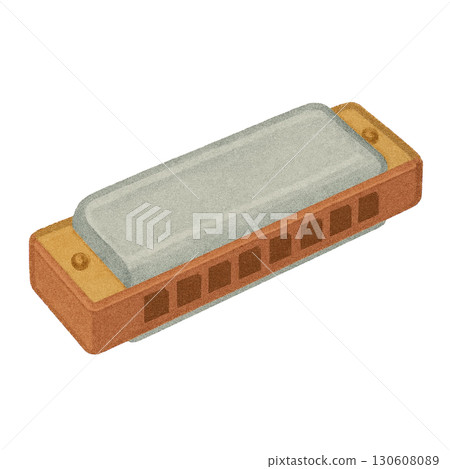 [樂器] 口琴插畫 130608089