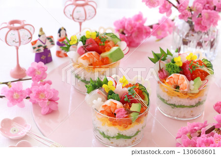女兒節杯海鮮散壽司 花散壽司 130608601