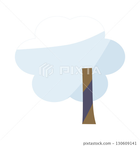 Simple winter tree illustration Simple winter tree illustration 130609141