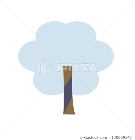 簡單的冬天樹插圖 130609142