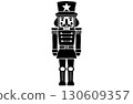 Nutcracker silhouette illustration 130609357
