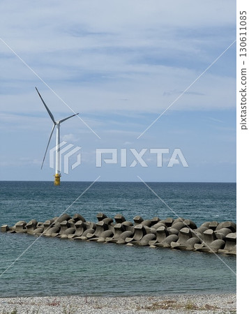 離岸風力渦輪機(富山縣入善町入善離岸風力發電場) 離岸風力渦輪機(富山縣入善町入善離岸風力發電場) 130611085