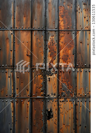 Rough Machining Marks and Threaded Bolt Clusters 130611535