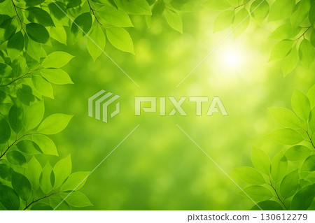 Fresh green leaves 130612279