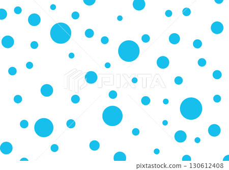 Cute polka dot pattern background material light blue 130612408