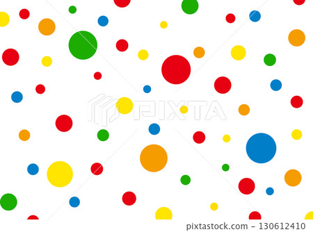 可愛的圓點圖案背景素材 130612410