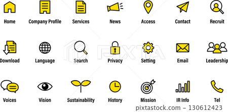 Corporate site UI icon color 130612423
